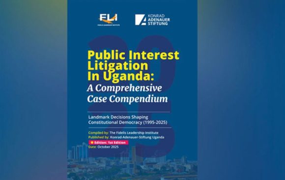 KAS Uganda, in partnership with the FLI, unveiled Uganda’s first-ever Public Interest Litigation (PIL) Compendium. The PIL Compendium presents 24 landmark cases that have shaped Uganda’s legal and constitutional development including Charles Onyango Obbo & Andrew Mwenda v Attorney General and the CEHURD v Attorney General cases, which continue to influence freedom of expression and health rights advocacy respectively. Written in clear, accessible language, the publication is a vital learning tool for lawyers, students, civic educators, and citizens interested in understanding how justice evolves in practice.